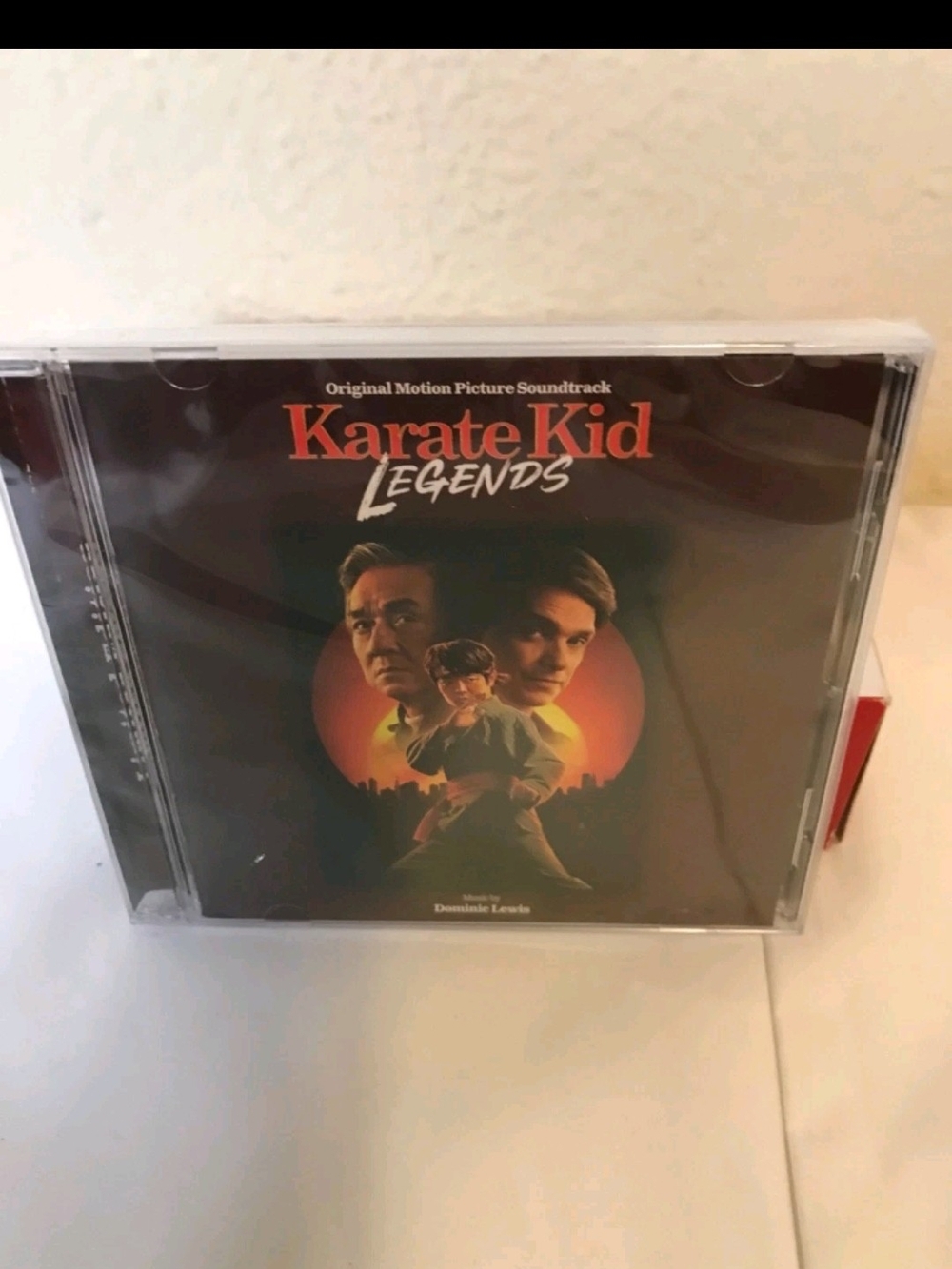 Sony Karate Kid Legends Soundtrack CD - Black with Red and Orange Artwork